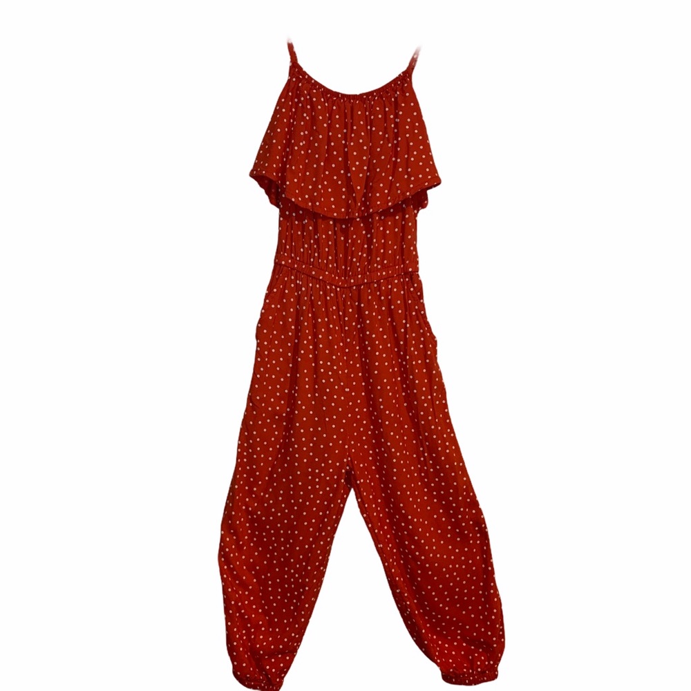 Tucker + Tate Red Polka Dot Jumpsuit Romper